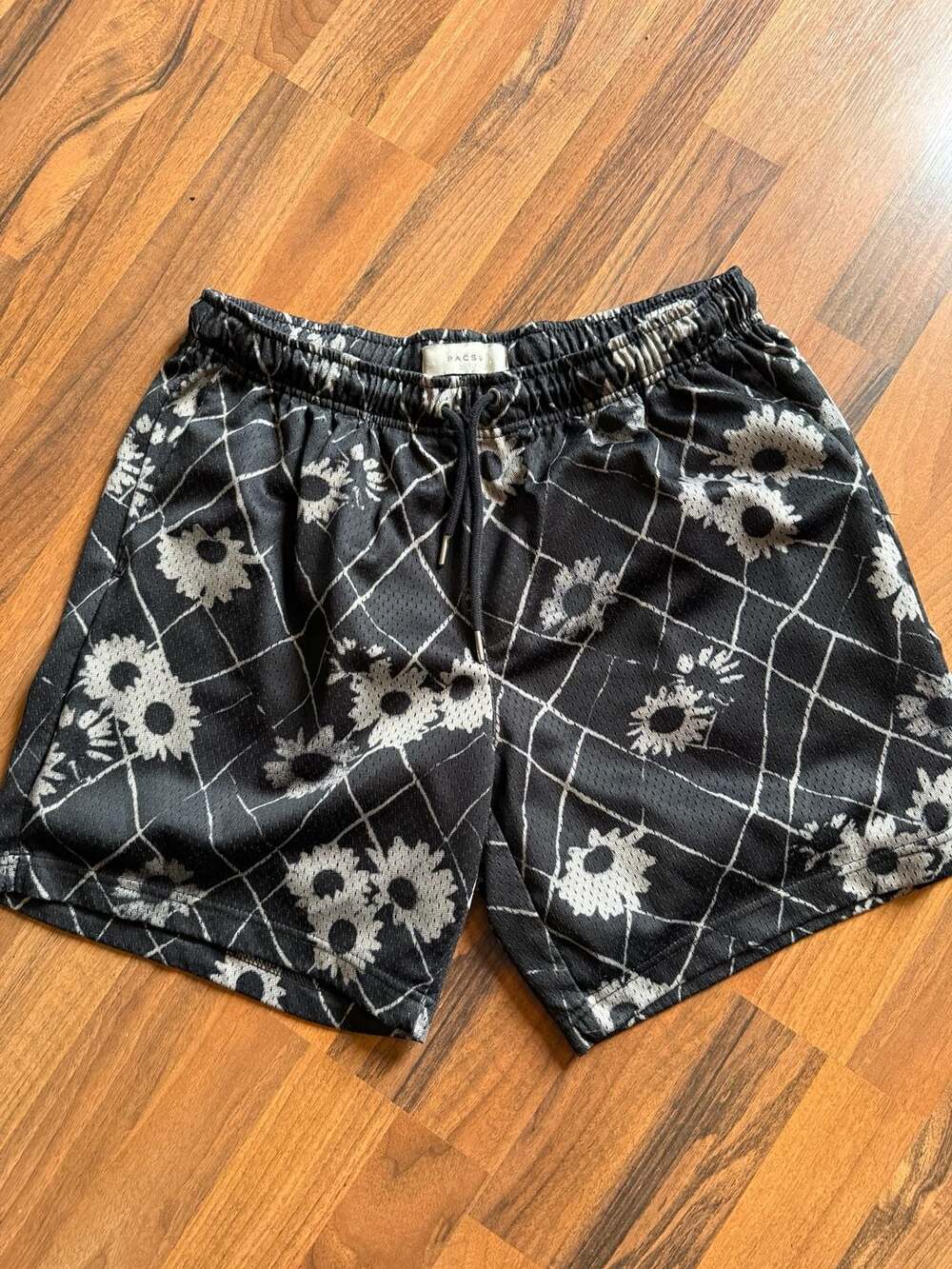 PacSun Aaron Floral Mesh Drawstring Volley Shorts